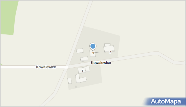 Kowalewice, Kowalewice, 9, mapa Kowalewice