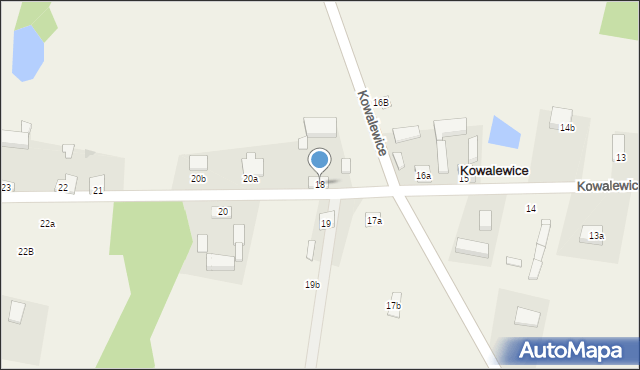 Kowalewice, Kowalewice, 18, mapa Kowalewice