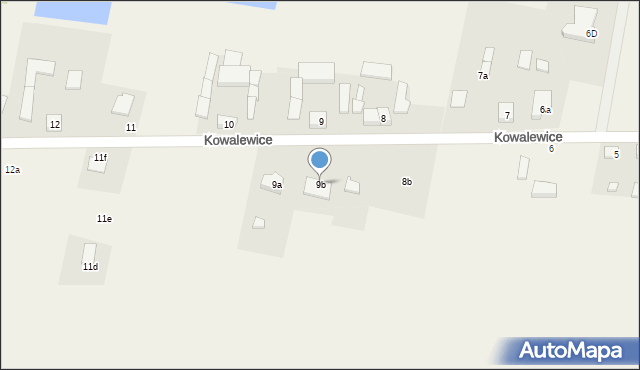 Kowalewice, Kowalewice, 9b, mapa Kowalewice