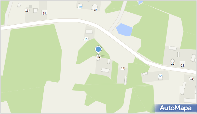Kowalewice Włościańskie, Kowalewice Włościańskie, 14, mapa Kowalewice Włościańskie