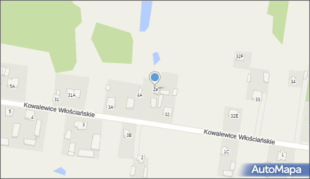 Kowalewice Włościańskie, Kowalewice Włościańskie, 2a, mapa Kowalewice Włościańskie