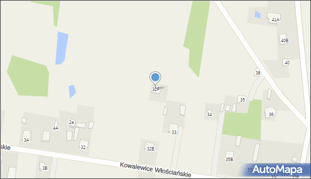 Kowalewice Włościańskie, Kowalewice Włościańskie, 32F, mapa Kowalewice Włościańskie