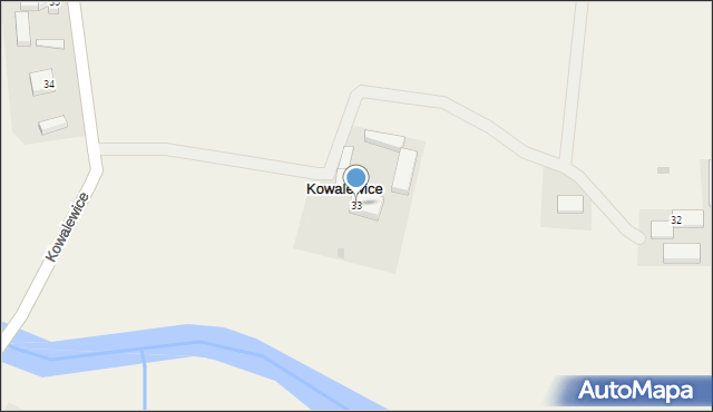 Kowalewiczki, Kowalewiczki, 33, mapa Kowalewiczki