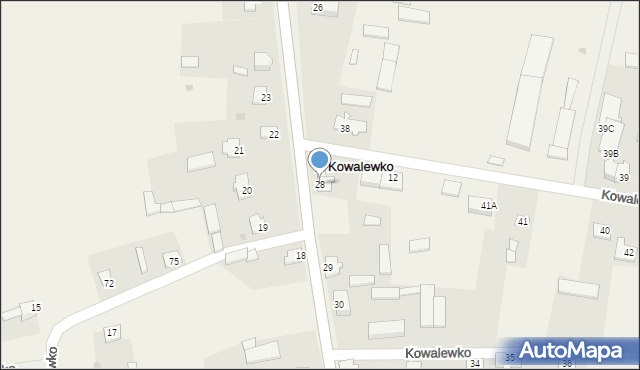 Kowalewko, Kowalewko, 28, mapa Kowalewko