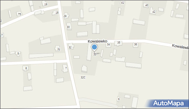 Kowalewko, Kowalewko, 33, mapa Kowalewko