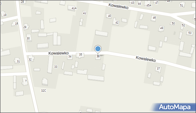 Kowalewko, Kowalewko, 36, mapa Kowalewko