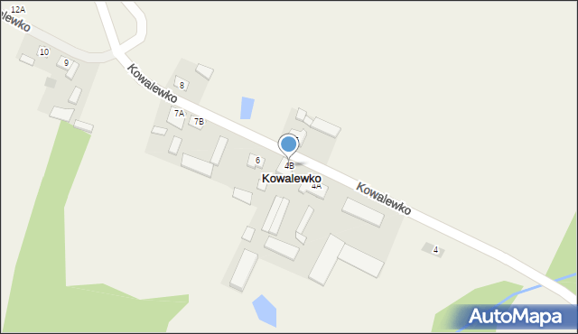 Kowalewko, Kowalewko, 4B, mapa Kowalewko