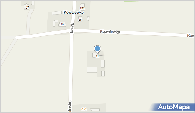 Kowalewko, Kowalewko, 21, mapa Kowalewko