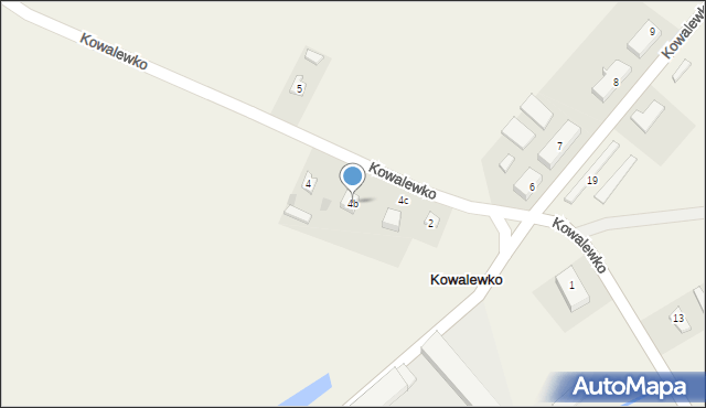 Kowalewko, Kowalewko, 4b, mapa Kowalewko