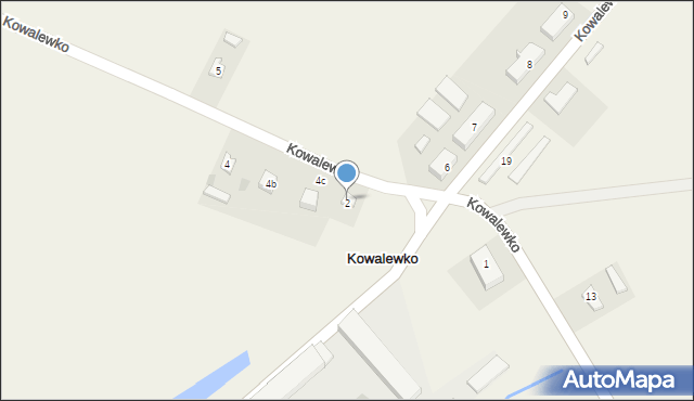 Kowalewko, Kowalewko, 4D, mapa Kowalewko