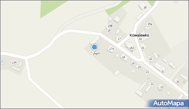 Kowalewko, Kowalewko, 17b, mapa Kowalewko