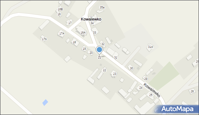 Kowalewko, Kowalewko, 21, mapa Kowalewko