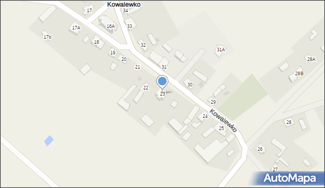 Kowalewko, Kowalewko, 23, mapa Kowalewko