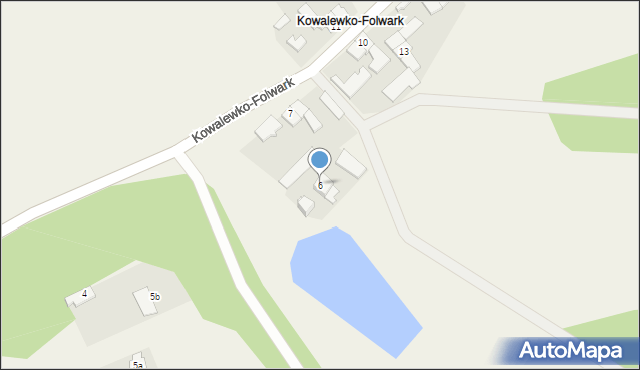 Kowalewko-Folwark, Kowalewko-Folwark, 6, mapa Kowalewko-Folwark