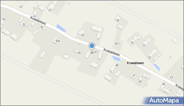 Kowalewo, Kowalewo, 49, mapa Kowalewo