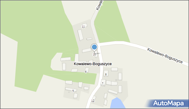 Kowalewo-Boguszyce, Kowalewo-Boguszyce, 10, mapa Kowalewo-Boguszyce