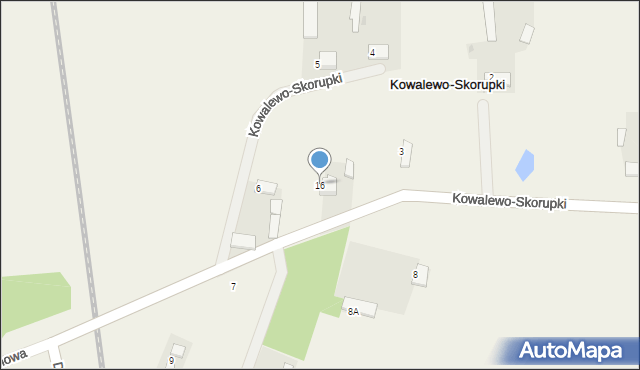 Kowalewo-Skorupki, Kowalewo-Skorupki, 16, mapa Kowalewo-Skorupki