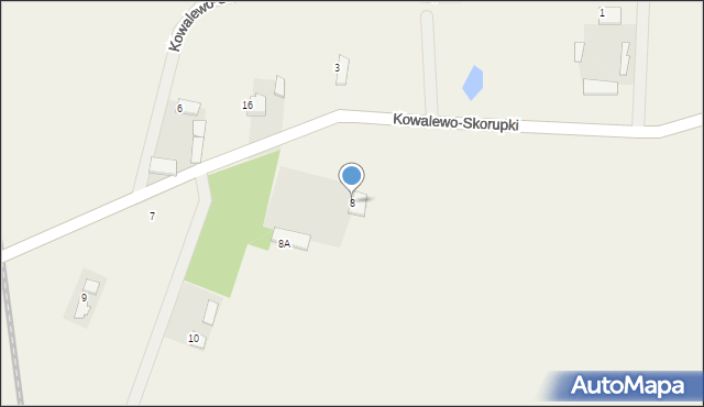 Kowalewo-Skorupki, Kowalewo-Skorupki, 8, mapa Kowalewo-Skorupki