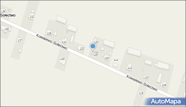 Kowalewo-Sołectwo, Kowalewo-Sołectwo, 13, mapa Kowalewo-Sołectwo