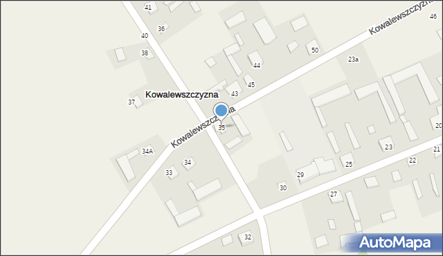 Kowalewszczyzna, Kowalewszczyzna, 35, mapa Kowalewszczyzna