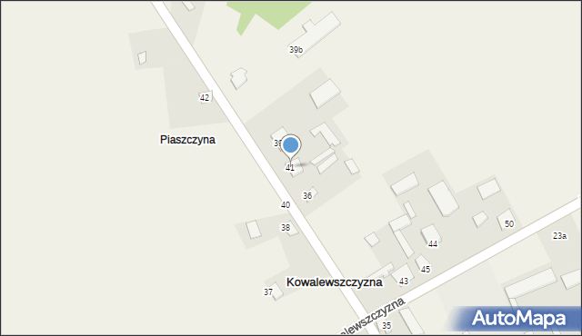 Kowalewszczyzna, Kowalewszczyzna, 41, mapa Kowalewszczyzna