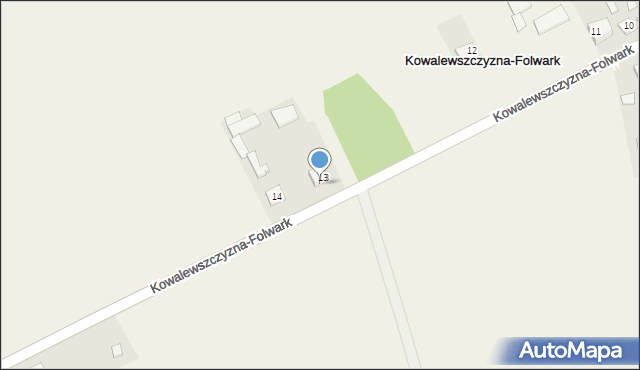 Kowalewszczyzna-Folwark, Kowalewszczyzna-Folwark, 13a, mapa Kowalewszczyzna-Folwark