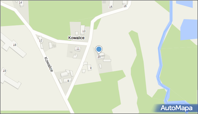 Kowalice, Kowalice, 10, mapa Kowalice