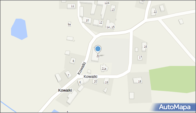 Kowalki, Kowalki, 21, mapa Kowalki