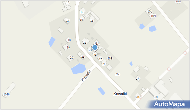 Kowalki, Kowalki, 24, mapa Kowalki