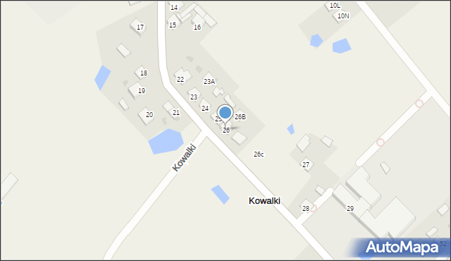 Kowalki, Kowalki, 26, mapa Kowalki