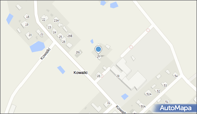 Kowalki, Kowalki, 27, mapa Kowalki