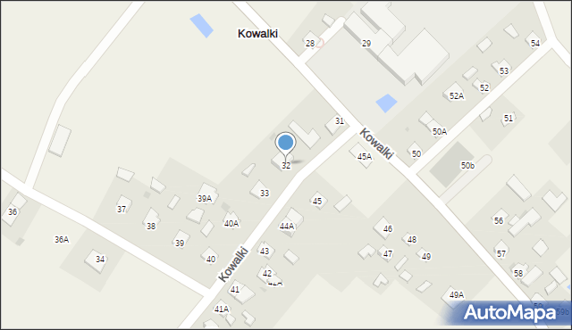 Kowalki, Kowalki, 32, mapa Kowalki