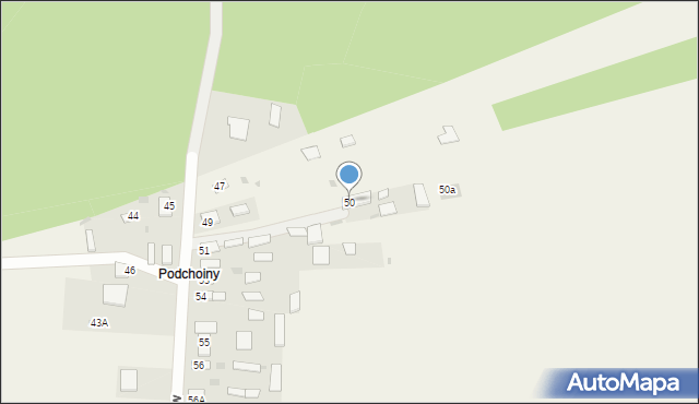 Kowalków, Kowalków, 50, mapa Kowalków