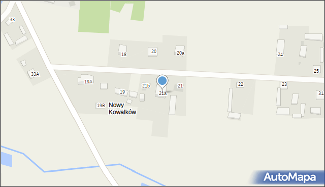 Kowalków-Kolonia, Kowalków-Kolonia, 21a, mapa Kowalków-Kolonia