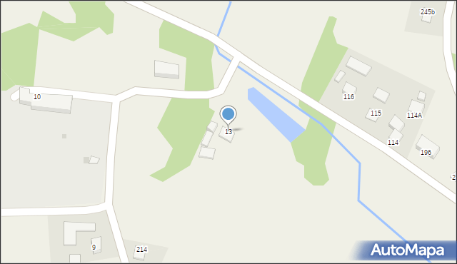 Kowalowa, Kowalowa, 13, mapa Kowalowa