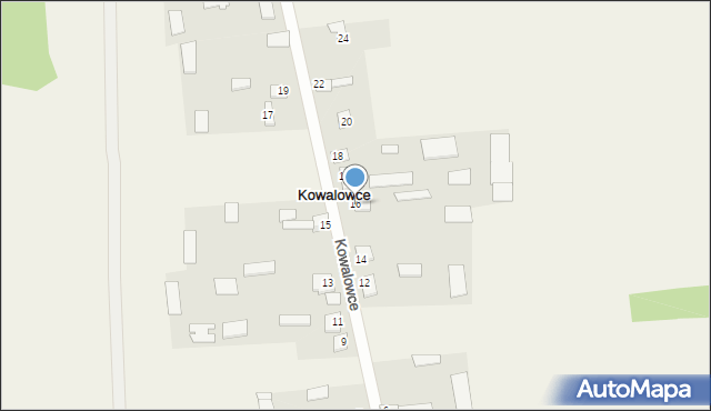 Kowalowce, Kowalowce, 16, mapa Kowalowce