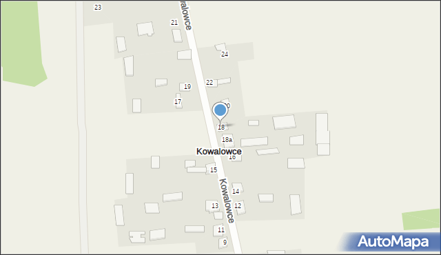 Kowalowce, Kowalowce, 18, mapa Kowalowce