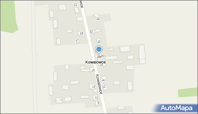 Kowalowce, Kowalowce, 18a, mapa Kowalowce