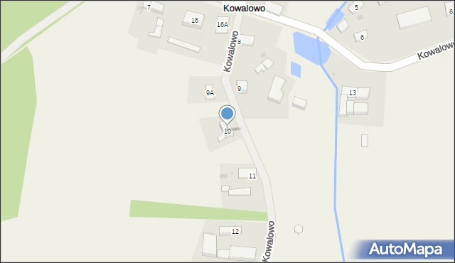 Kowalowo, Kowalowo, 10, mapa Kowalowo