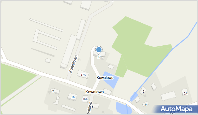 Kowalowo, Kowalowo, 17, mapa Kowalowo