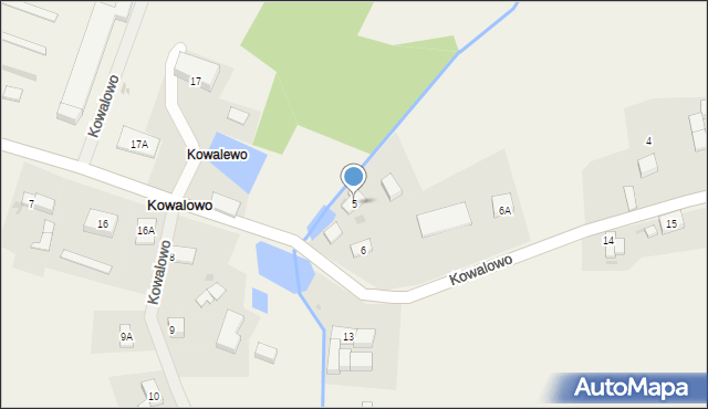 Kowalowo, Kowalowo, 5, mapa Kowalowo