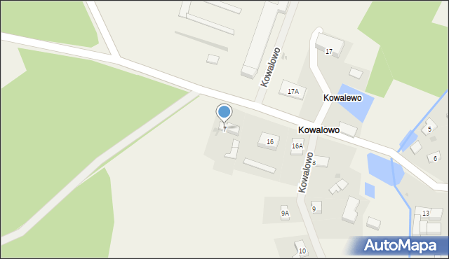 Kowalowo, Kowalowo, 7, mapa Kowalowo