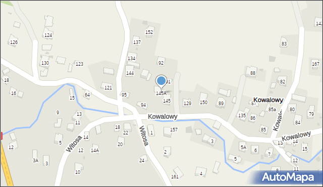 Kowalowy, Kowalowy, 145A, mapa Kowalowy