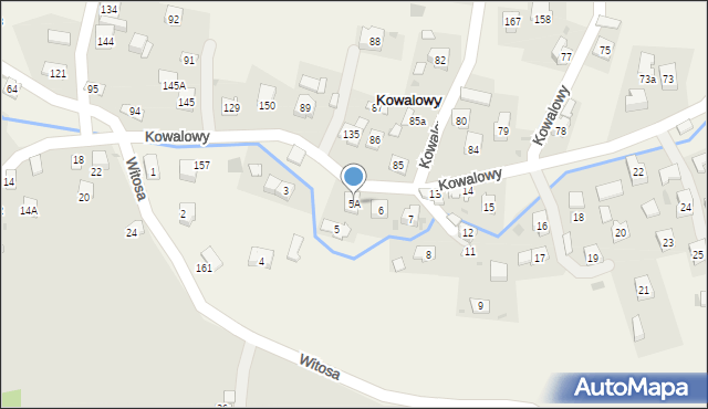 Kowalowy, Kowalowy, 5A, mapa Kowalowy