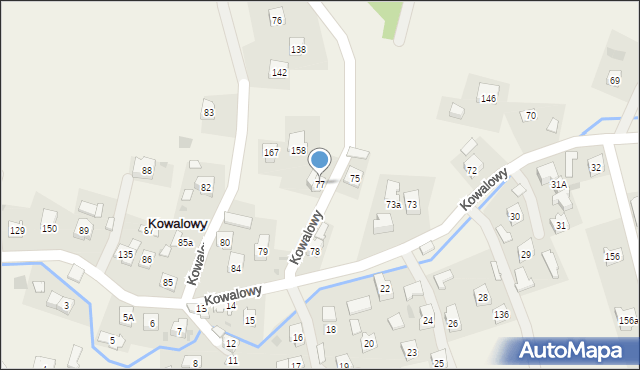 Kowalowy, Kowalowy, 77, mapa Kowalowy