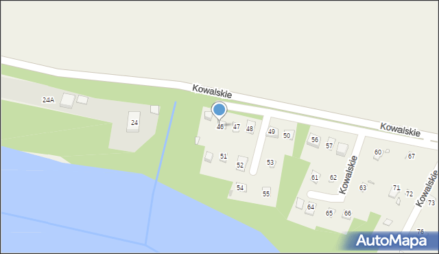 Kowalskie, Kowalskie, 46, mapa Kowalskie