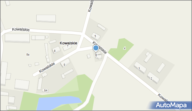 Kowalskie, Kowalskie, 6, mapa Kowalskie