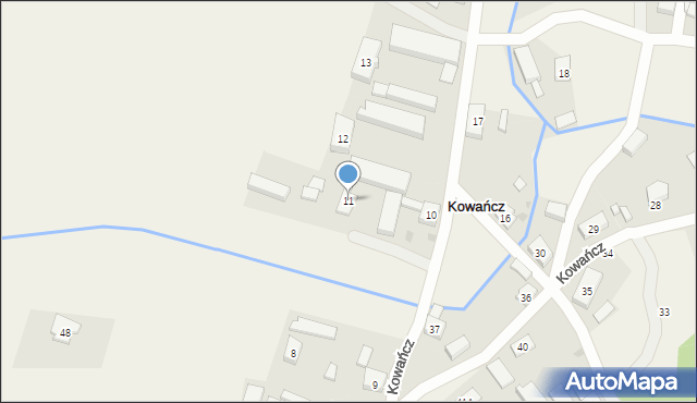 Kowańcz, Kowańcz, 11, mapa Kowańcz