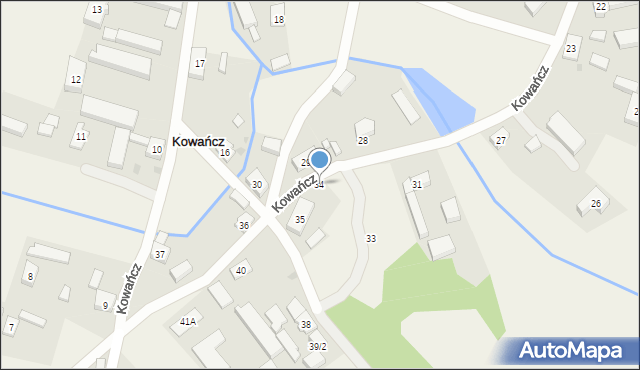 Kowańcz, Kowańcz, 34, mapa Kowańcz