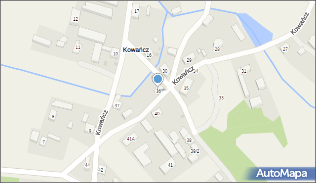 Kowańcz, Kowańcz, 36, mapa Kowańcz